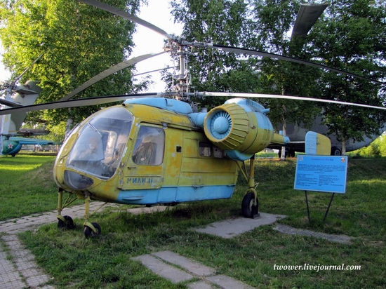 Soviet helicopters museum in Torzhok, Russia - Ka-26