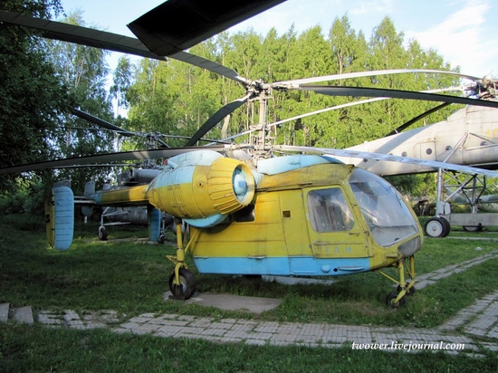Soviet helicopters museum in Torzhok, Russia - Ka-26