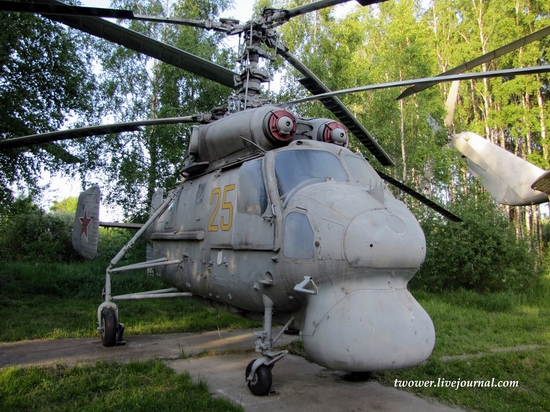 Soviet helicopters museum in Torzhok, Russia - Ka-25