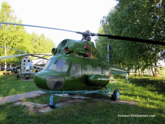 Soviet helicopters museum in Torzhok, Russia - Mi-2