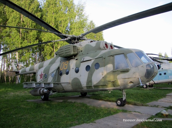 Soviet helicopters museum in Torzhok, Russia - Mi-18