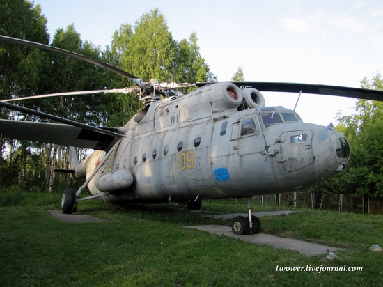 Soviet helicopters museum in Torzhok, Russia - Mi-6