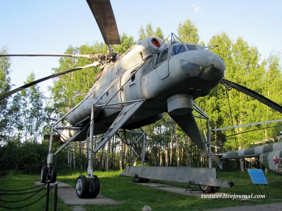 Soviet helicopters museum in Torzhok, Russia - Mi-10