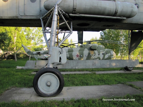 Soviet helicopters museum in Torzhok, Russia - Mi-10