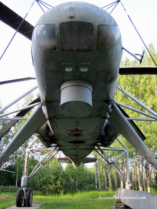 Soviet helicopters museum in Torzhok, Russia - Mi-10