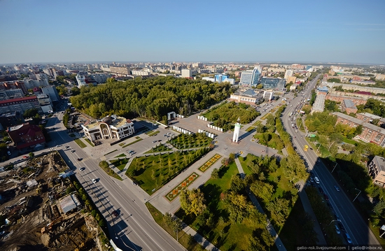 Tyumen, Russia view from the city's tallest building 1