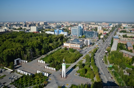 Tyumen, Russia view from the city's tallest building 2