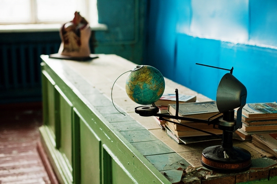 Abandoned school, Teriberka, Kola Peninsula, Russia view 12