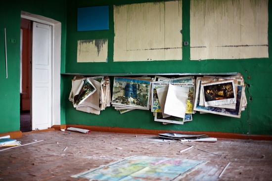 Abandoned school, Teriberka, Kola Peninsula, Russia view 15