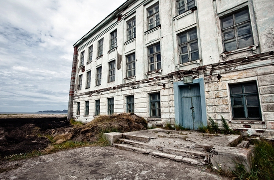 Abandoned school, Kola Peninsula, Russia