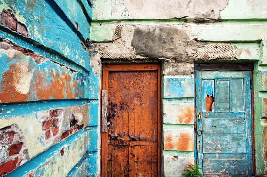 Abandoned school, Teriberka, Kola Peninsula, Russia view 3