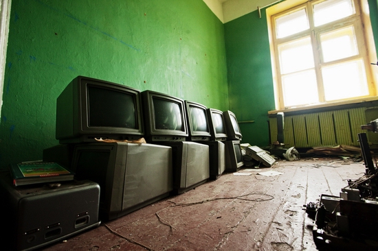 Abandoned school, Teriberka, Kola Peninsula, Russia view 4