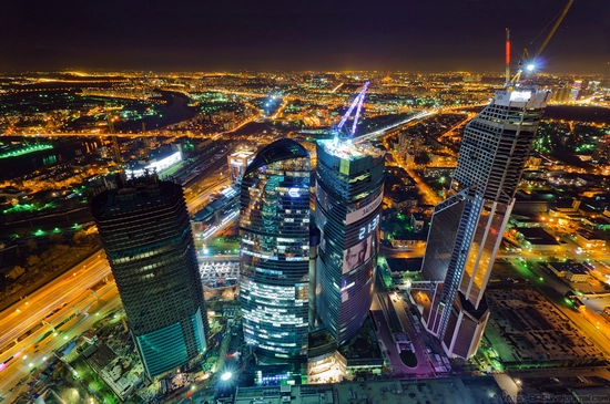 Moscow, Russia tallest building view 2