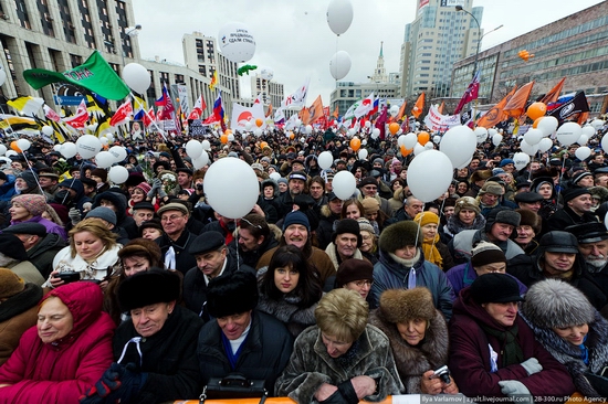 Sakharov Avenue, Moscow protest December 24, 2011 view 7