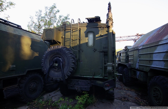 Abandoned base of Soviet military equipment view 19