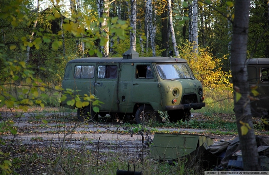 Abandoned base of Soviet military equipment view 23