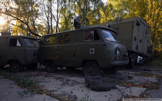 Abandoned base of Soviet military equipment view 24