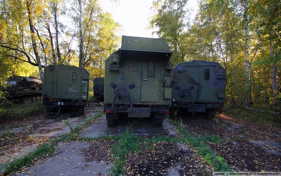 Abandoned base of Soviet military equipment view 30