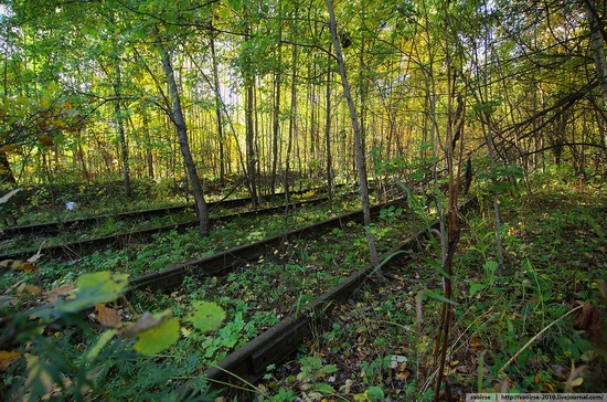 Abandoned base of Soviet military equipment view 8