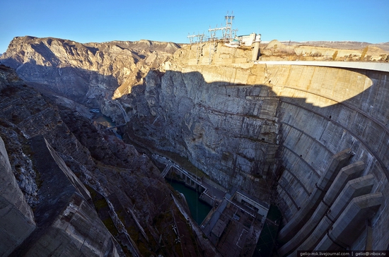 Chirkeyskaya hydropower plant, Russia view 11