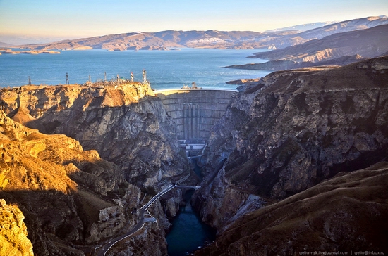 Chirkeyskaya hydropower plant, Russia view 2