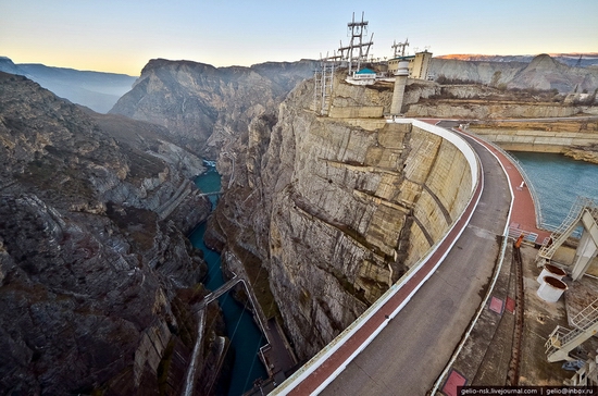 Chirkeyskaya hydropower plant, Russia view 3