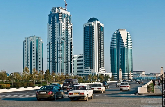 Rebuilt Grozny city, Russia view 12