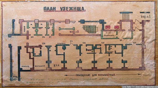 Abandoned bomb shelter, Russia view 2