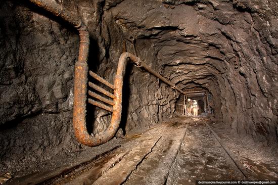 Abandoned mine suspended for years somewhere in Russia view 10