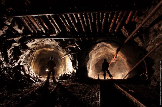 Abandoned mine suspended for years somewhere in Russia view 13