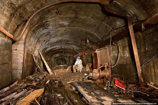 Abandoned mine suspended for years somewhere in Russia view 16