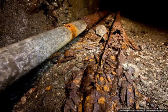 Abandoned mine suspended for years somewhere in Russia view 19