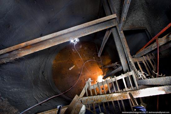 Abandoned mine suspended for years somewhere in Russia view 2