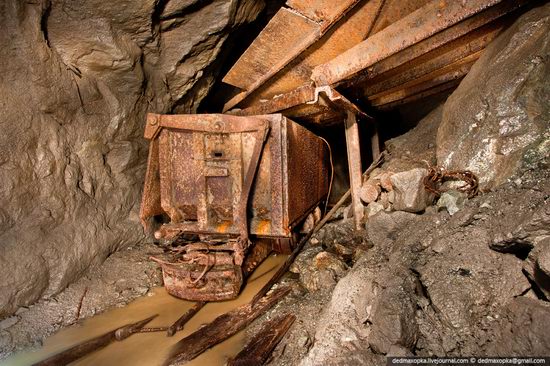 Abandoned mine suspended for years somewhere in Russia view 21