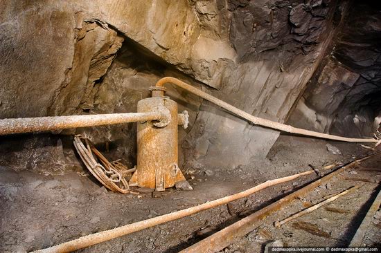 Abandoned mine suspended for years somewhere in Russia view 22