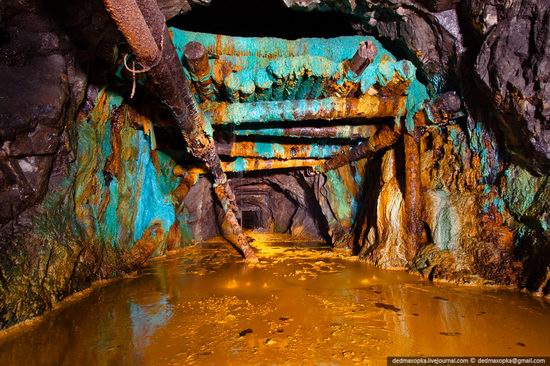 Abandoned mine suspended for years somewhere in Russia view 23