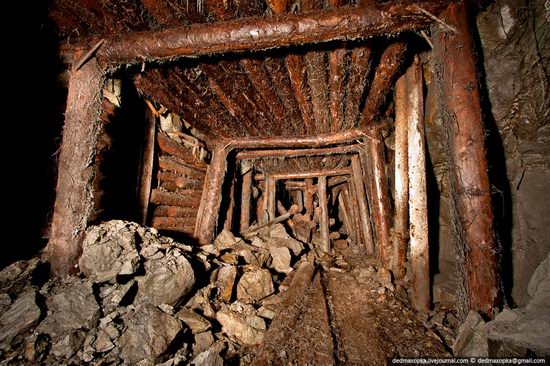 Abandoned mine suspended for years somewhere in Russia view 7