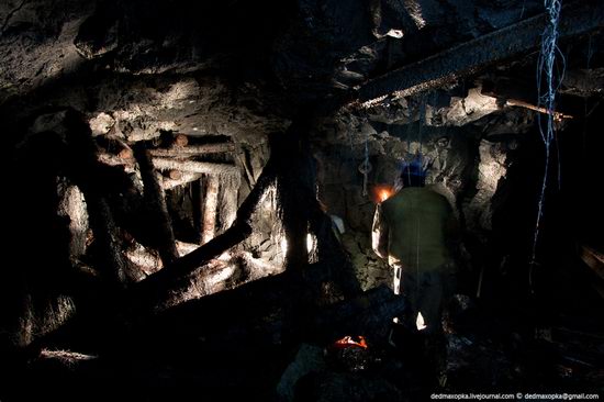 Abandoned mine suspended for years somewhere in Russia view 8