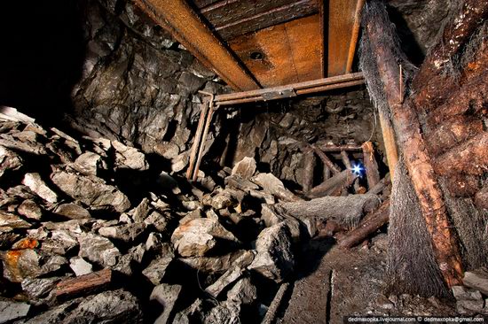 Abandoned mine suspended for years somewhere in Russia view 9