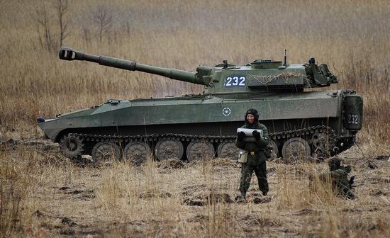 Military exercises of Marine corps of Pacific fleet, Russia view 23