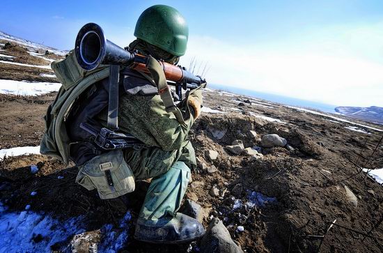 Military exercises of Marine corps of Pacific fleet, Russia view 7