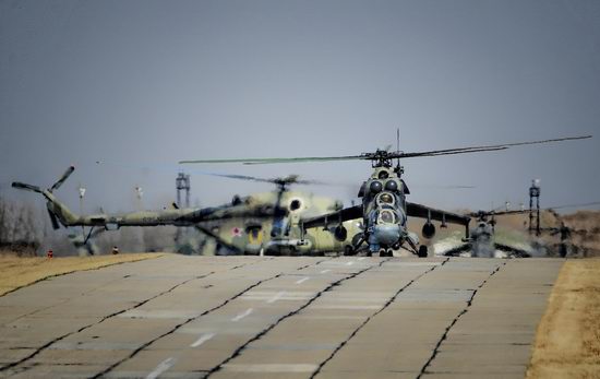 New Russian combat helicopters flights view 20