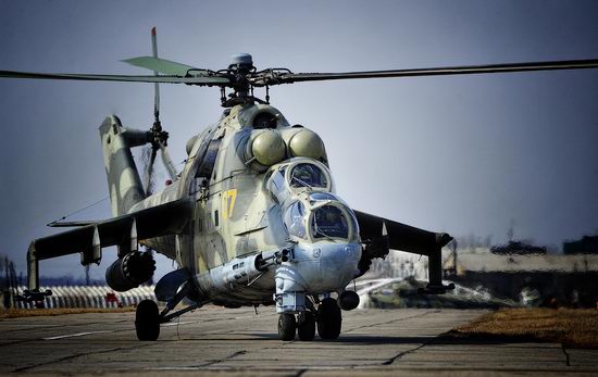 New Russian combat helicopters flights view 21