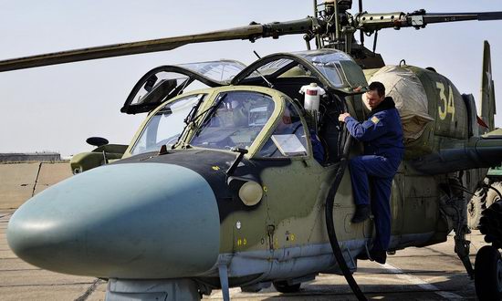 New Russian combat helicopters flights view 8