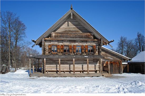 Wooden architecture museum. Novgorod oblast, Russia view 13