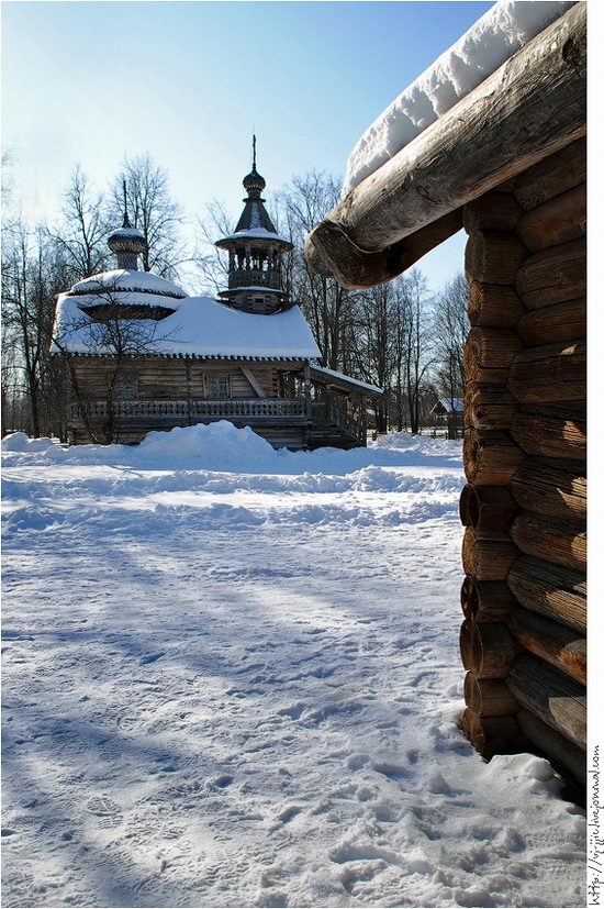 Wooden architecture museum. Novgorod oblast, Russia view 16