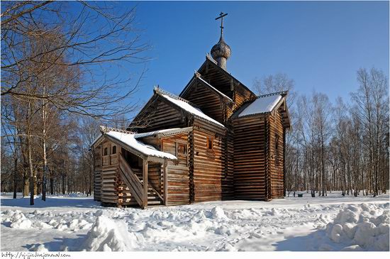 Wooden architecture museum. Novgorod oblast, Russia view 19