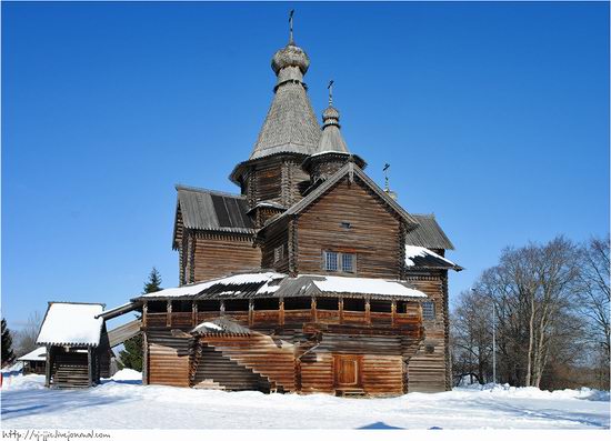 Wooden architecture museum. Novgorod oblast, Russia view 4