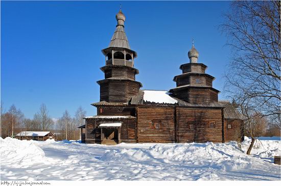 Wooden architecture museum. Novgorod oblast, Russia view 5