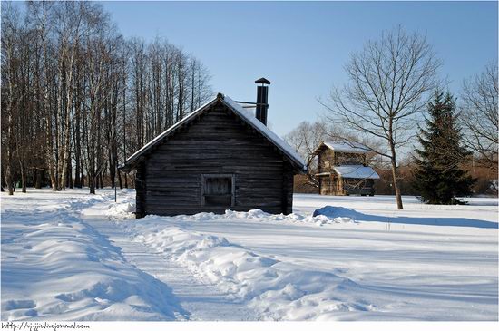 Wooden architecture museum. Novgorod oblast, Russia view 8